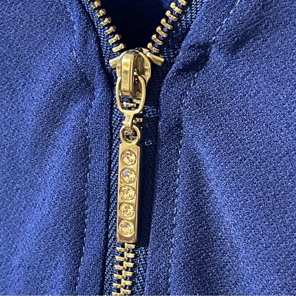 89th + Madison Royal Blue Zip Up Sleeveless Blouse Sz. 3X - Picture 5 of 11